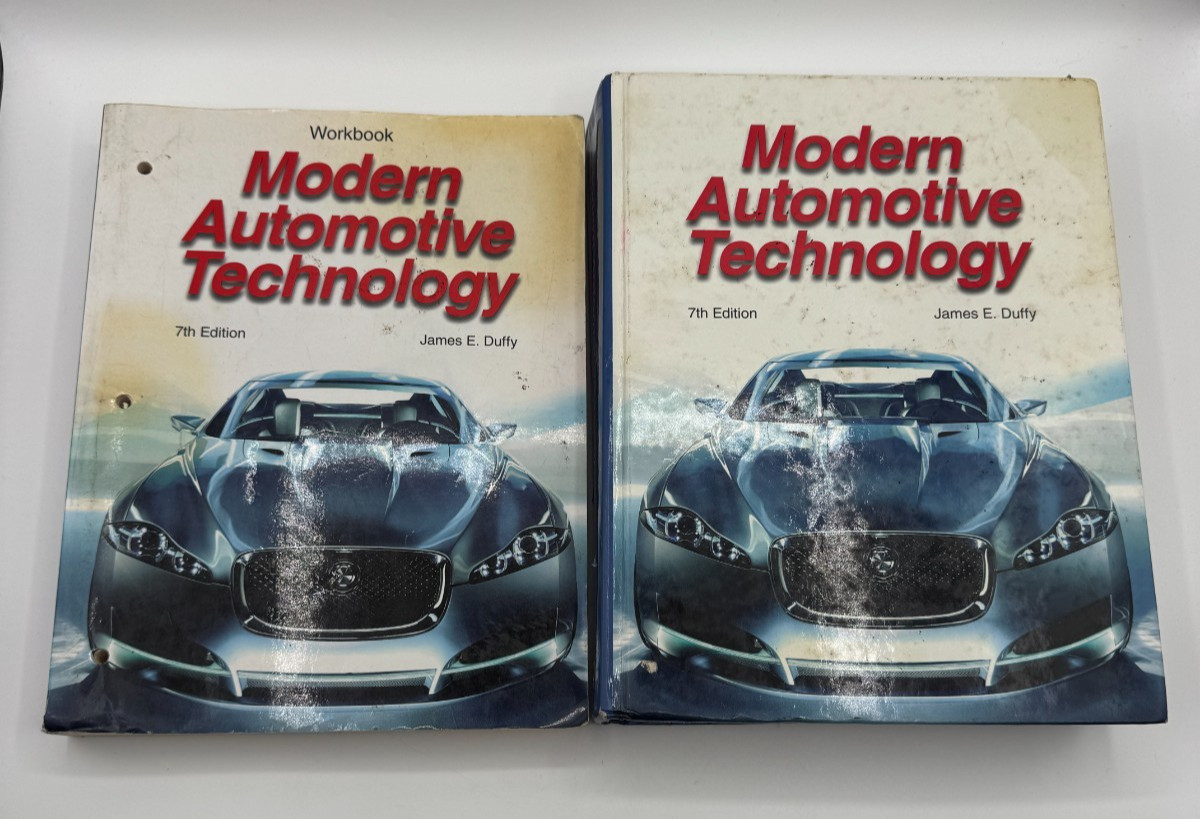 Modern Automotive Technology 7th edition with WORKBOOK by James E. Duffy HC